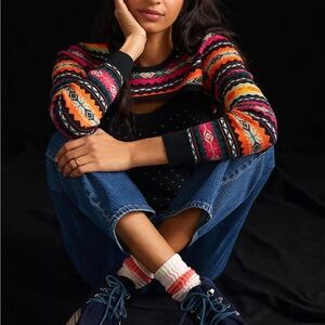 Maeve by Anthropologie Abstract Sweater Shrug